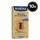 100 Cápsulas Borbone Crema Superiore para Nespresso